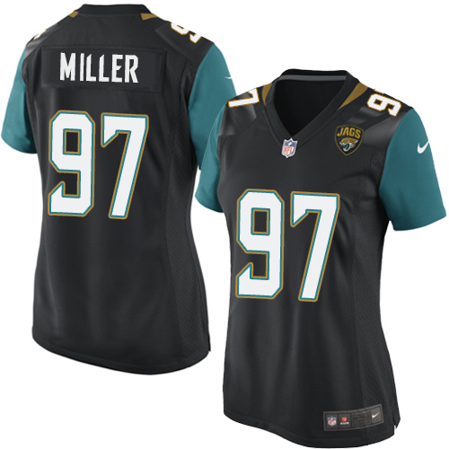 Women's Game Roy Miller Nike Jersey Black Alternate - #97 NFL Jacksonville Jaguars